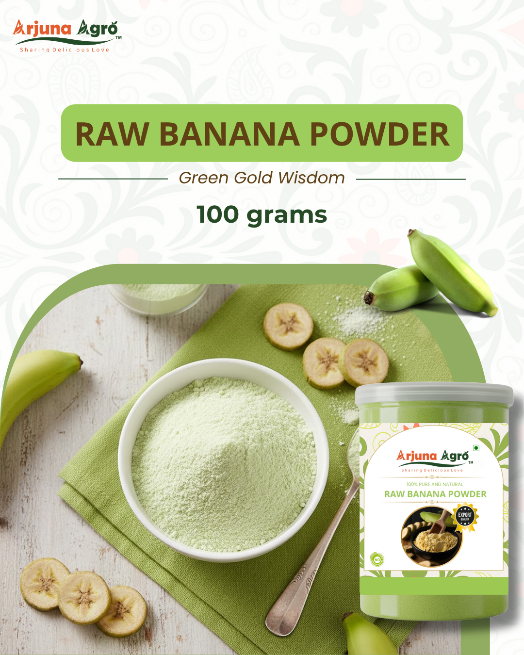 Raw Banana Powder
