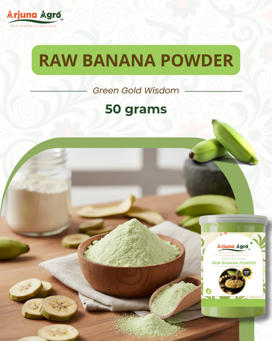 Raw Banana Powder